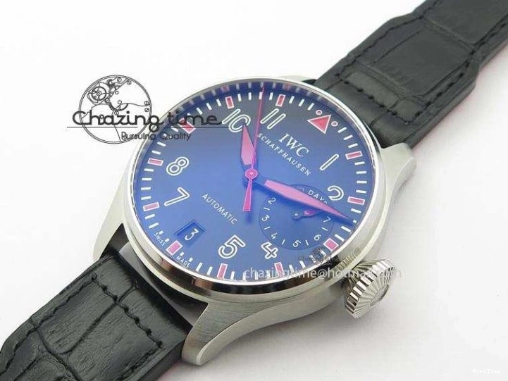 MIROTIME 0428 RelaxedFit Big Pilot Real PR IW500435 “Muhammad Ali” ZF Best Edition On Black Leather Strap A 7295